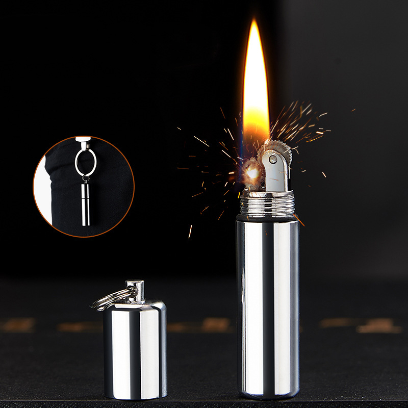 Electronics Gadgets Sale - Metal Windproof Gasoline Kerosene Lighter Mini