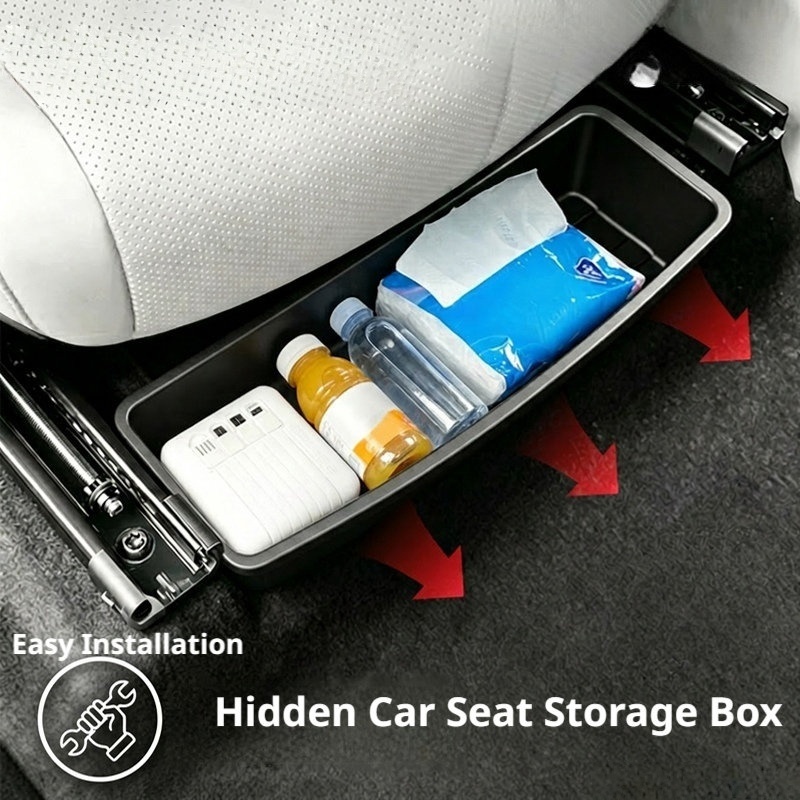 Electronics And Gadgets - Under Seat Storage Box Universal Car