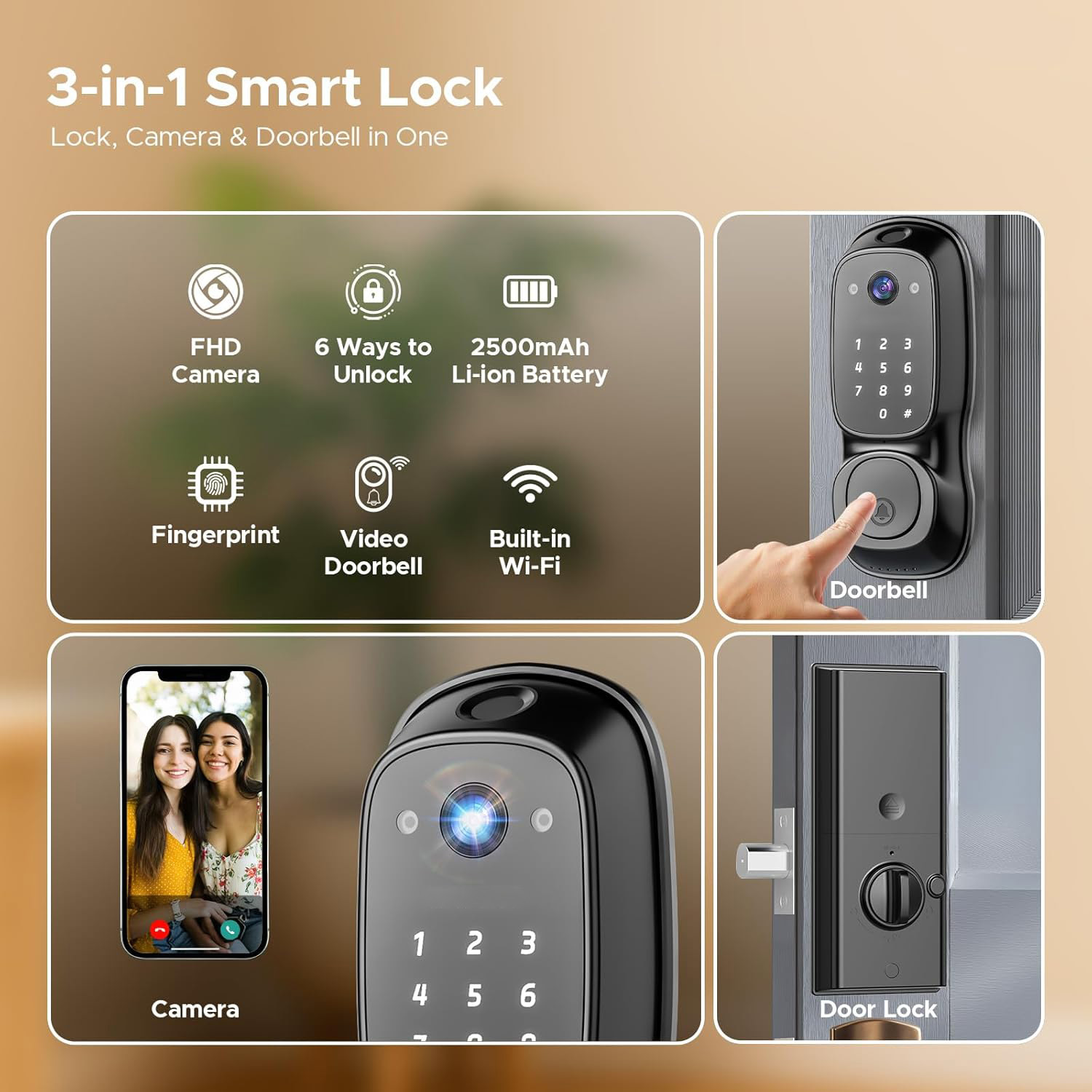 Tuya Wifi Smart Door Lock ‎Cam - Electronics & Gadgets Gaming & Toys Kinhank Super Console X2 Pro 评论和价格