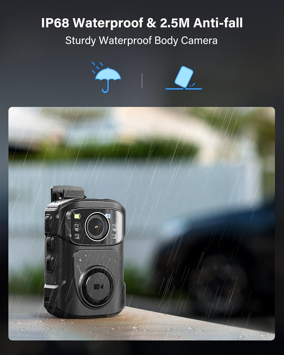BOBLOV B4K5 4K Body Cam IP68 G - Compact Camera Mirrorless 评论和价格